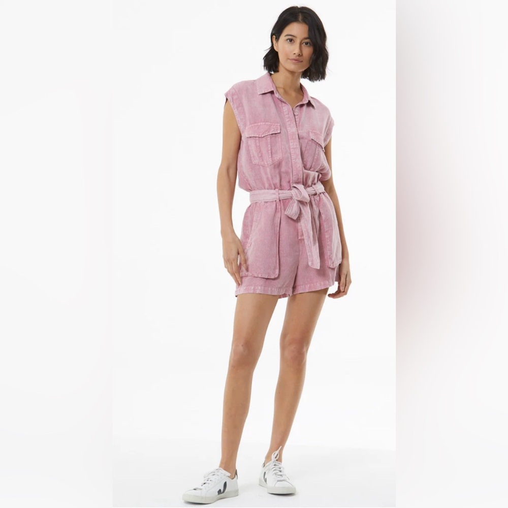 REVOLVE | YFB Young Fabulous & Broke Cuba Romper in Foxglove Mineral (Lilac)